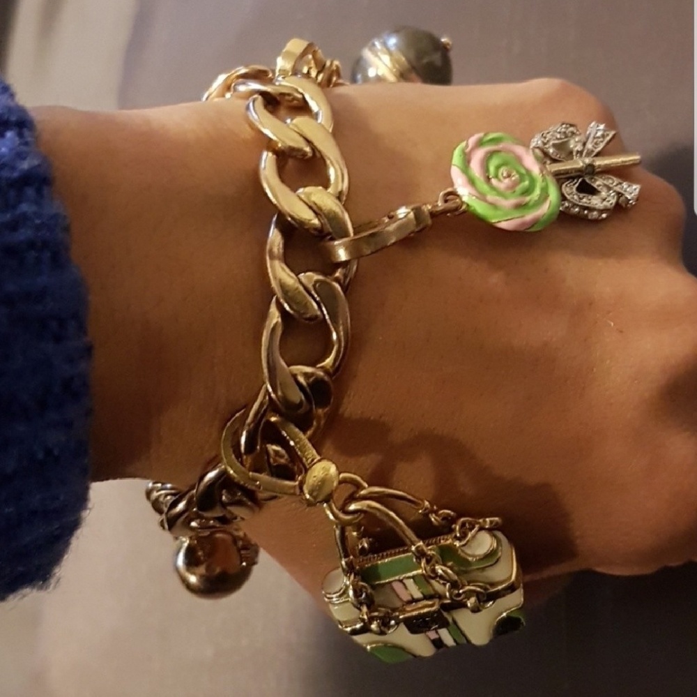 juicy couture bracelet with charms